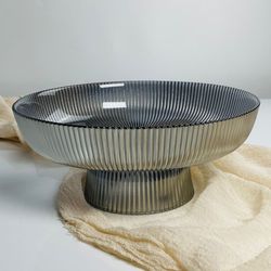 Lenardi 588-533 Фруктовница 26см на ножке в под.уп.(х4)Стекло