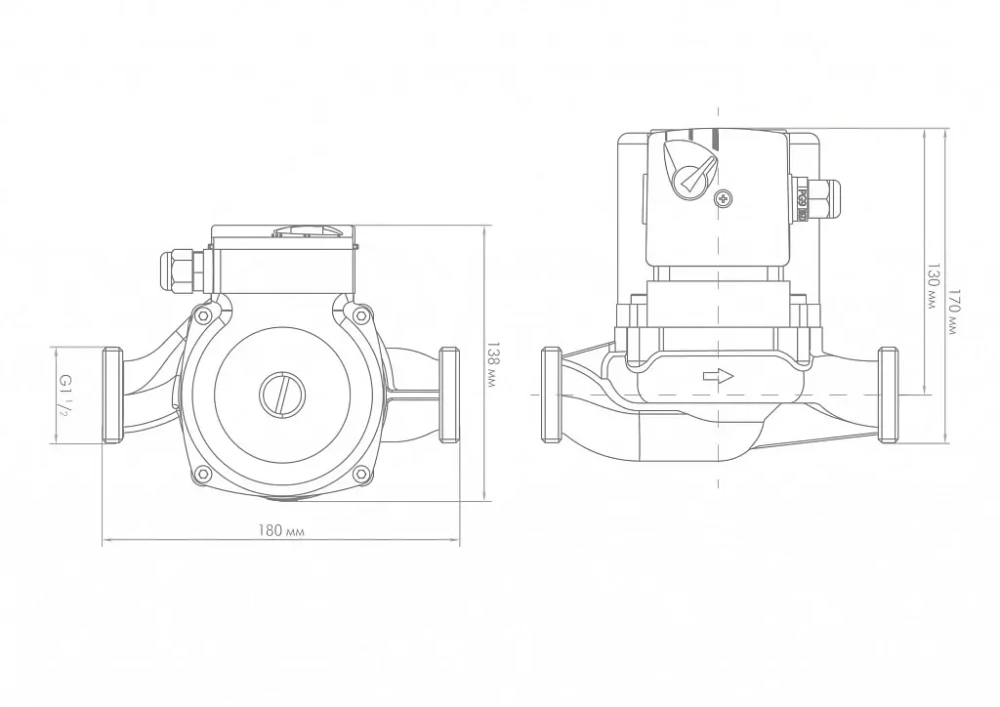 Насос циркуляц. Джилекс 25/8 (+н/г)