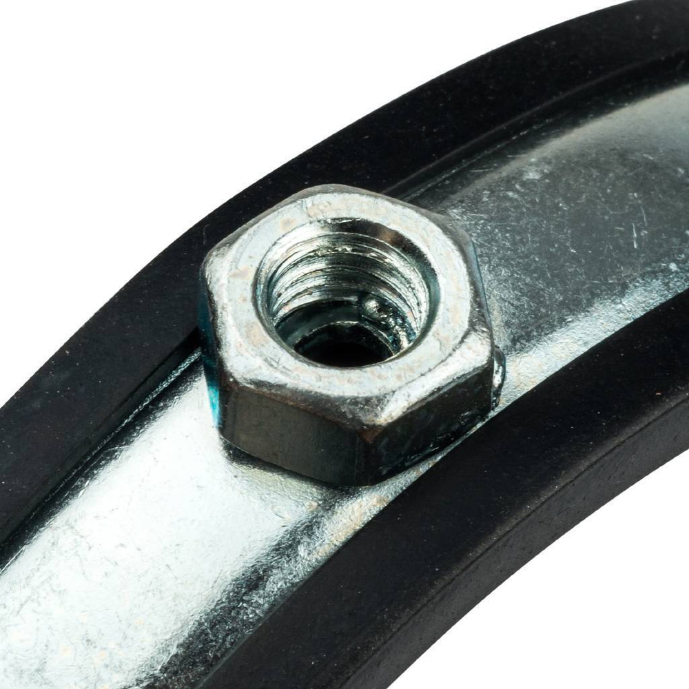 Хомут для труб, комплект: хомут+шпилька шуруп +дюбель пластиковый 4"(107-116)