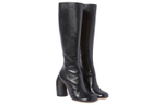 OFF WHITE Leather Knee high Boots Women"s Black