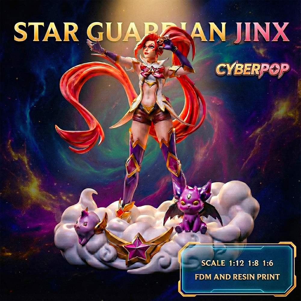 Фигурка Star Guardian Jinx - Diorama Figure