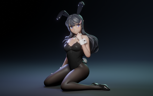 Маи Сакурадзима Этот глупый свин не понимает мечту девочки-зайки