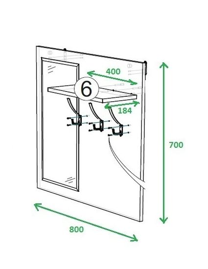 Вешалка ДЖЕННИ