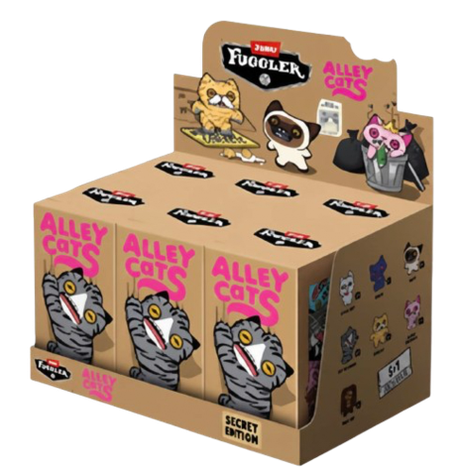 Рандомный брелок Blind Box Fuggler Alley Cats Keychain Plush