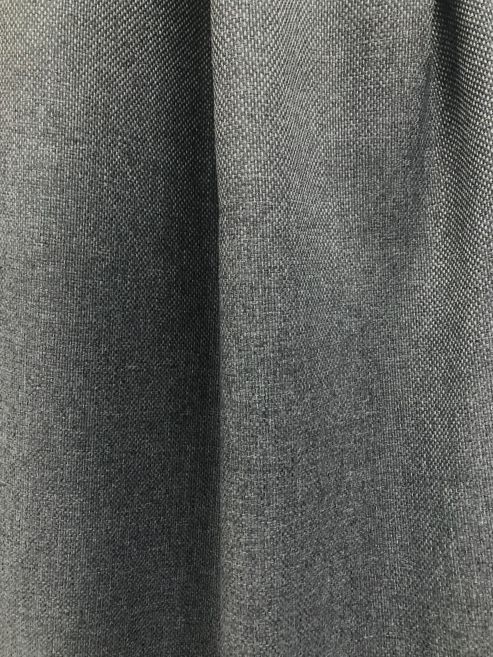 Ткань портьерная Блэкаут-лен, цвет серый, артикул 327415