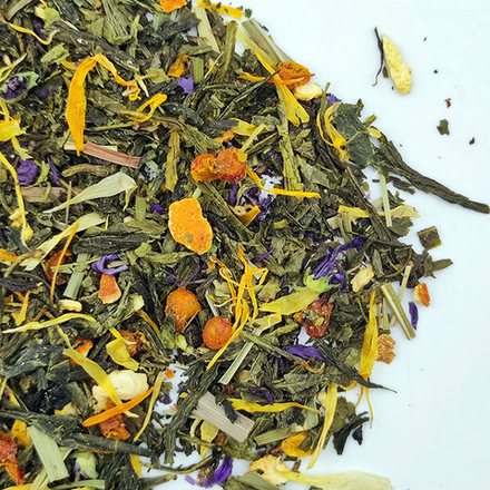 Чай зеленый Облепиха лимон 100г