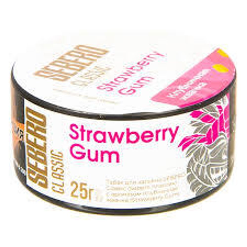 SEBERO Classic Клубничная жвачка (Strawberry Gum) 25г