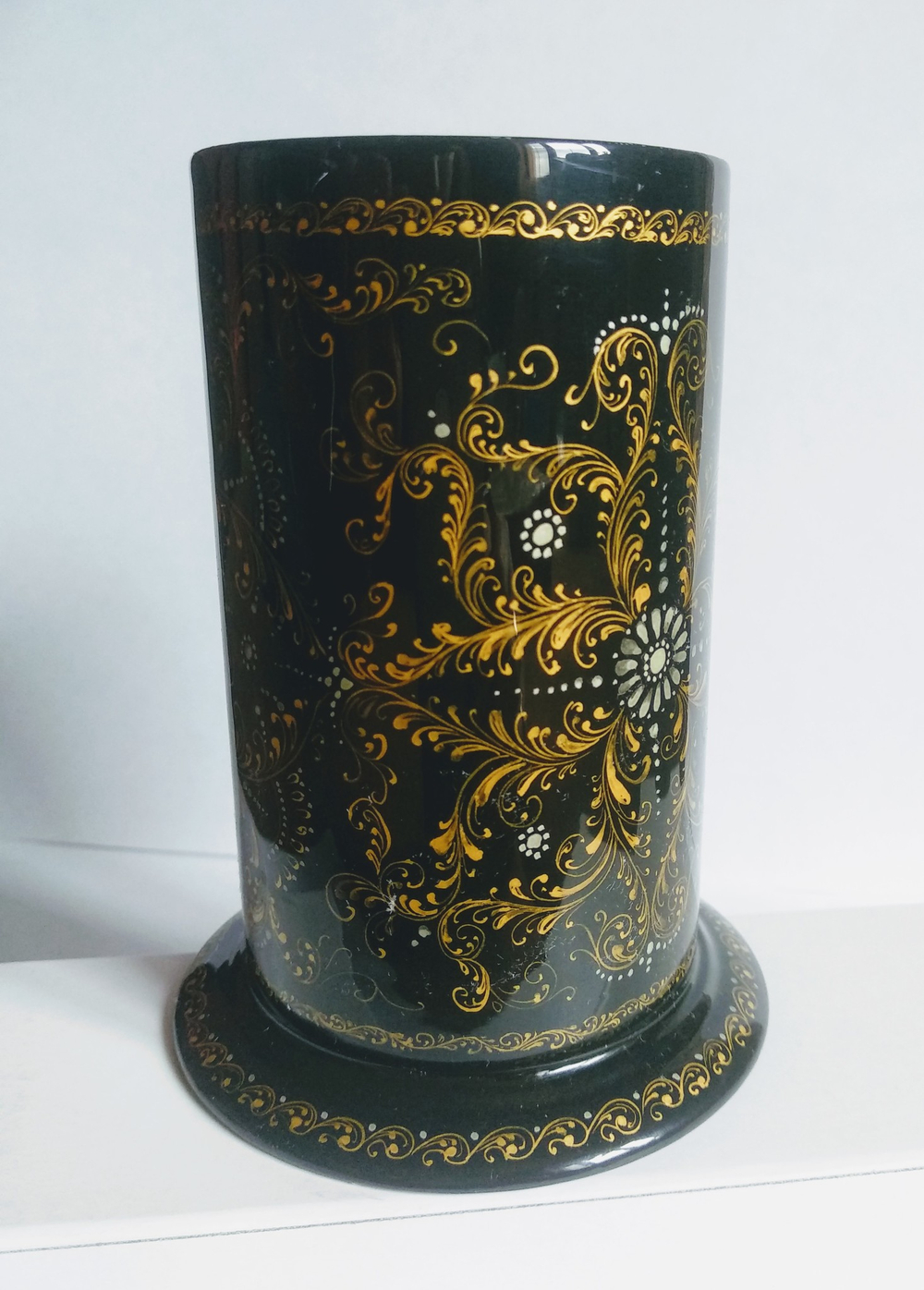 Стакан под ручки с карандашами "Москва" (Ручная роспись Палех)