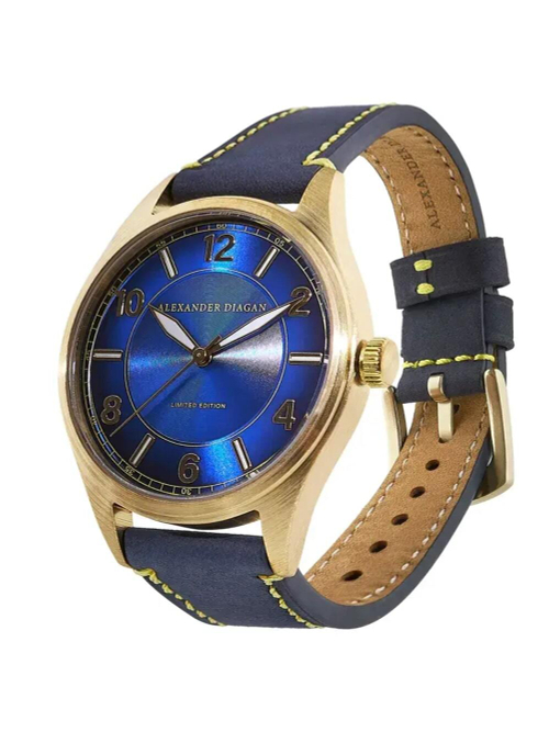 Часы кварцевые Solar System, темно-синие