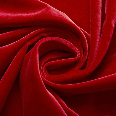 Бархат матовый красный Ш-300 см. Арт. 777-24