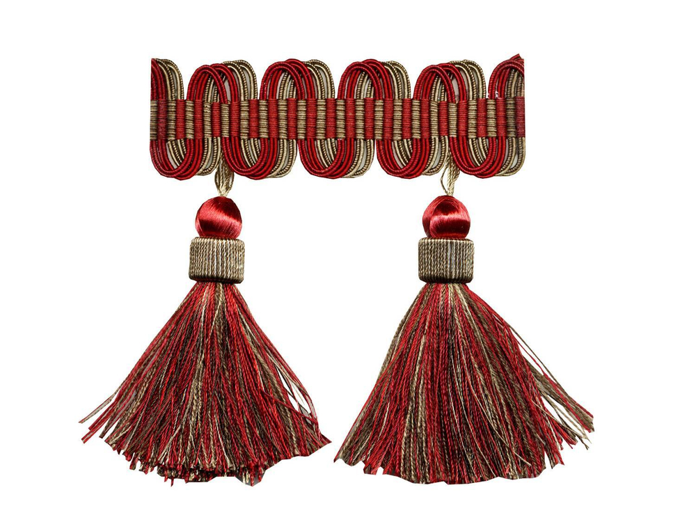 10017/30 Бахрома с шариками и кисточками