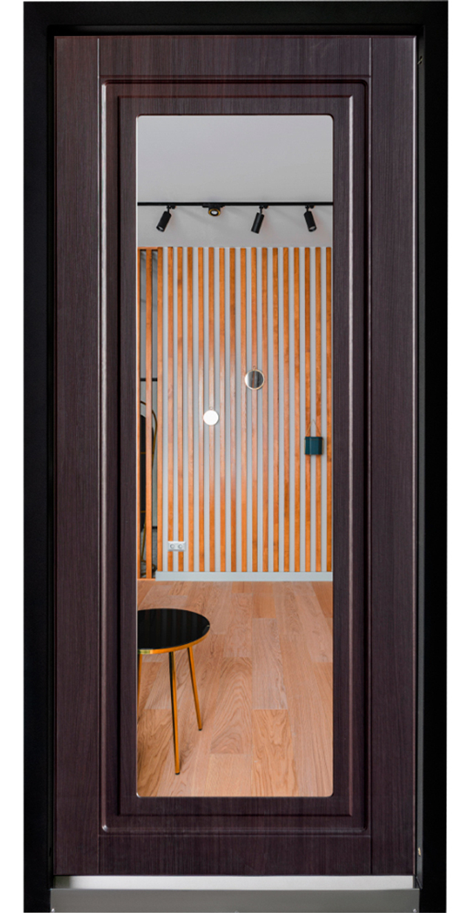 Панель ФЛЗ-Стандарт [зеркало] цв. Венге 10 мм