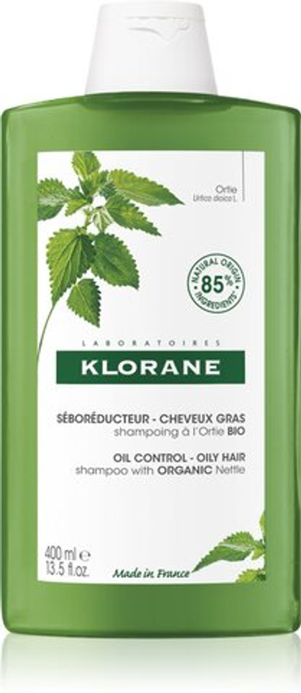 Klorane Nettle - очищающий шампунь для жирных волос /   400  ml  / GTIN 3282770141931