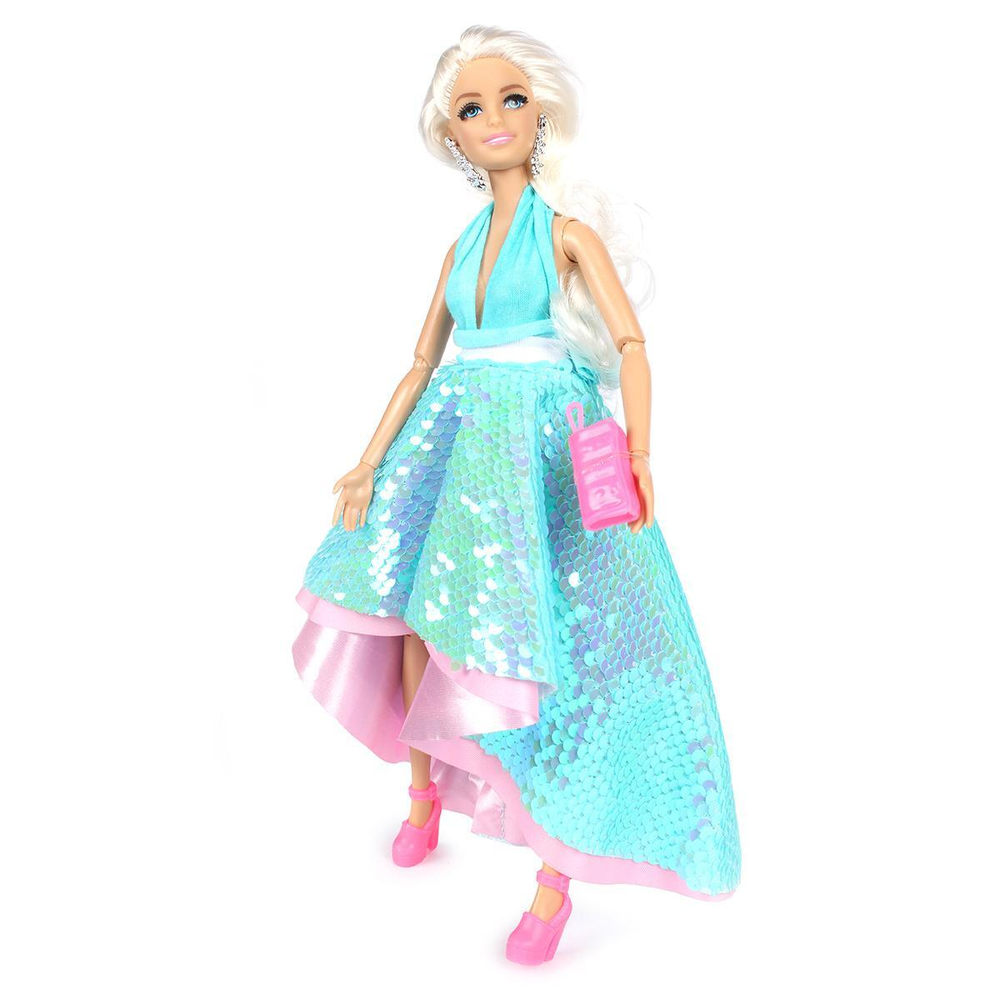 Кукла тип Модель София 29см, реалистич.ресницы, в бальном платье с аксесс. 66001-BF11-S-BB (Карапуз)