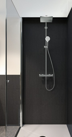 Душевая система Hansgrohe Crometta Е 240 1jet Showerpipe 27271000 с термостатом
