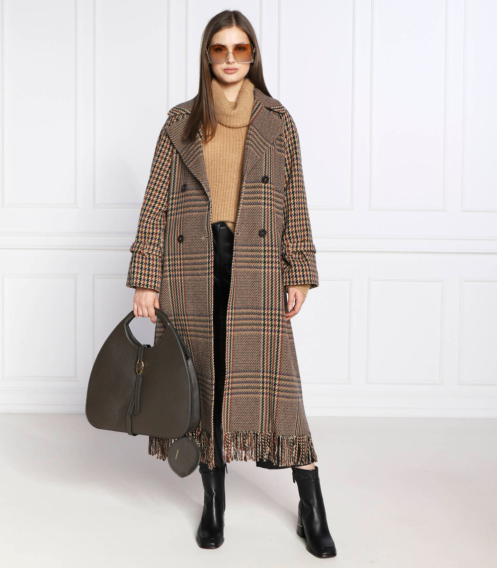 Хлопковый гольф. BOSS BLACK - коричневый(50482641)