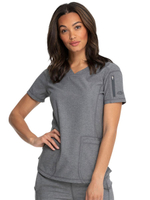 Топ медицинский женский Dickies DK730, серый, XL