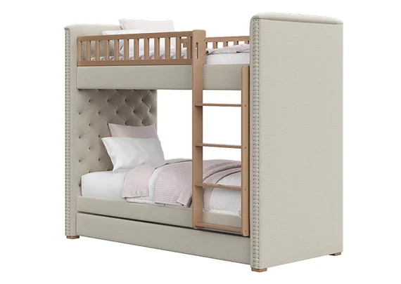 Кровать двухъярусная Elit soft (бежевый)