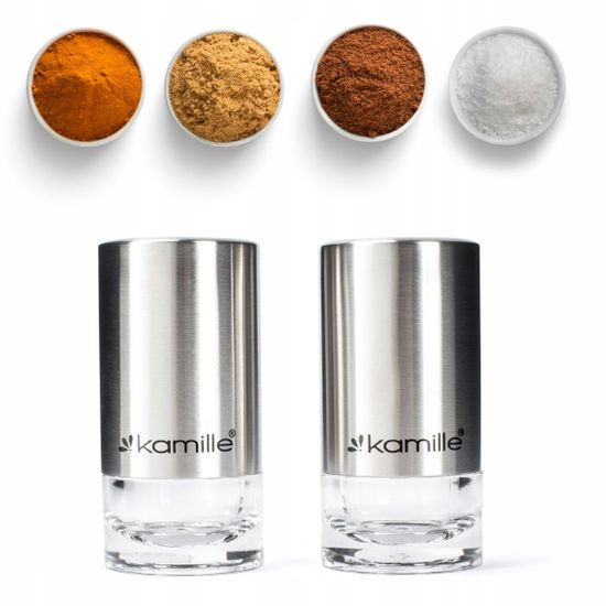 Набор для специй Kamille KM 7054 перечница и солонка на подставке