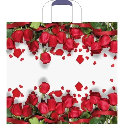 Пакет ПЭ с петлевой ручкой 38+3см(Гран При) Артпласт (х50) (комплект 50 шт)