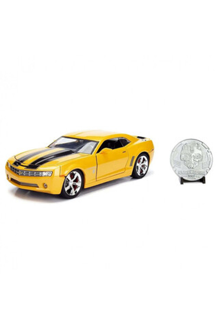 Модель Машинки 1:24 Transformers W/Collectible 2006 Chevrolet Camaro Concept-Bumblebee 98497