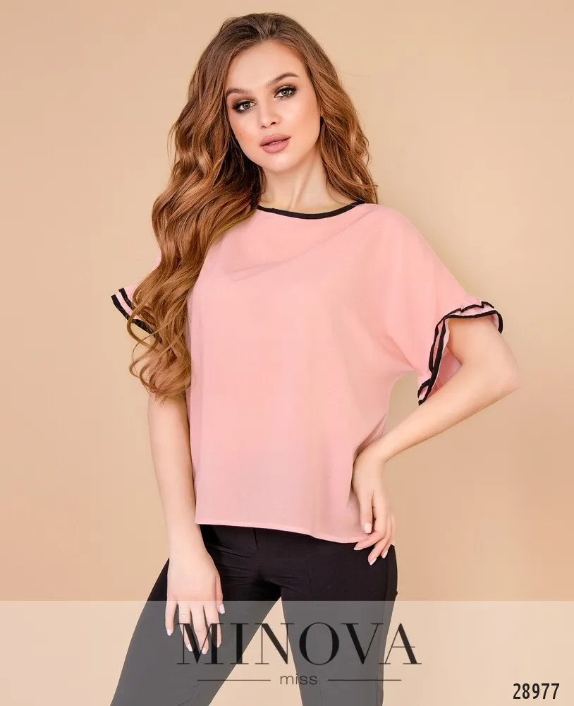 Блуза 1054-пудра Minova