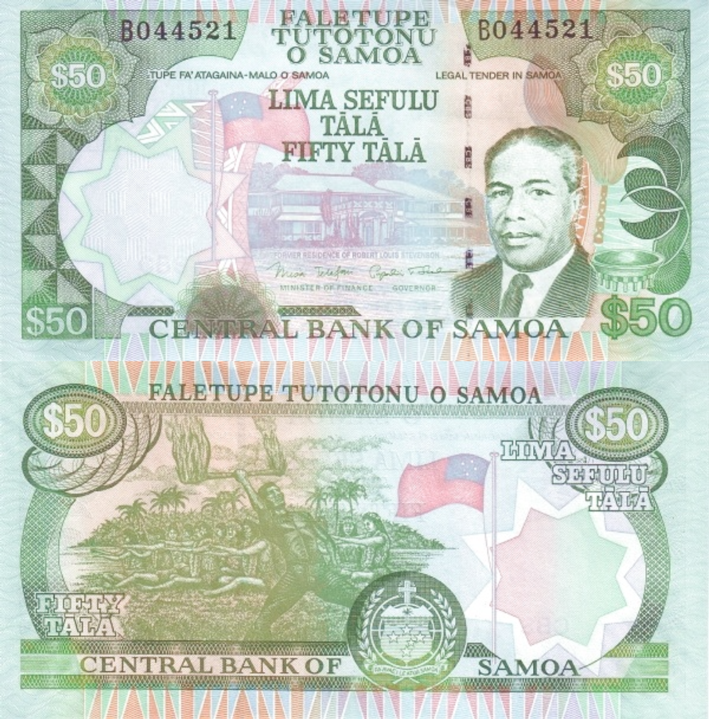 Самоа 50 тала 2006 Традиционный танец UNC