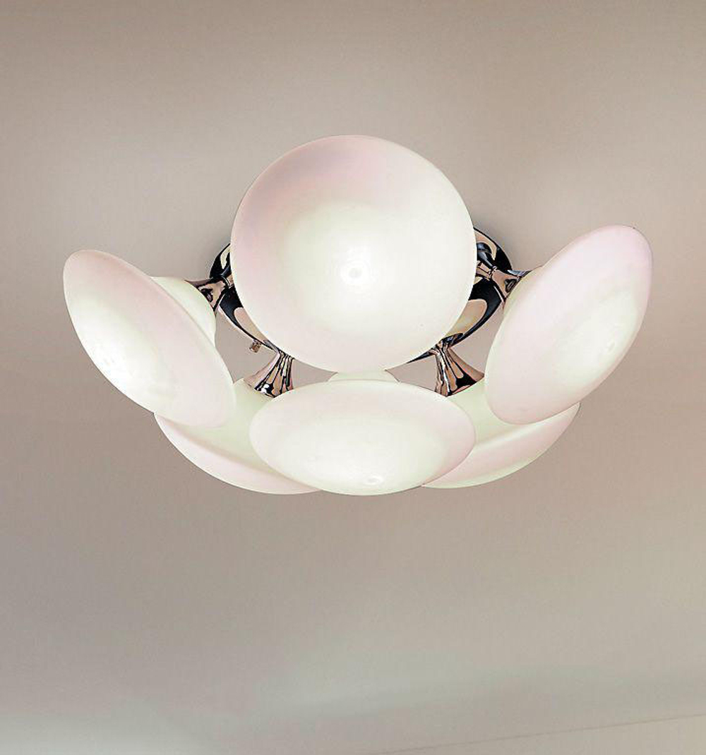 Люстра 8001/6PL Chrome/White