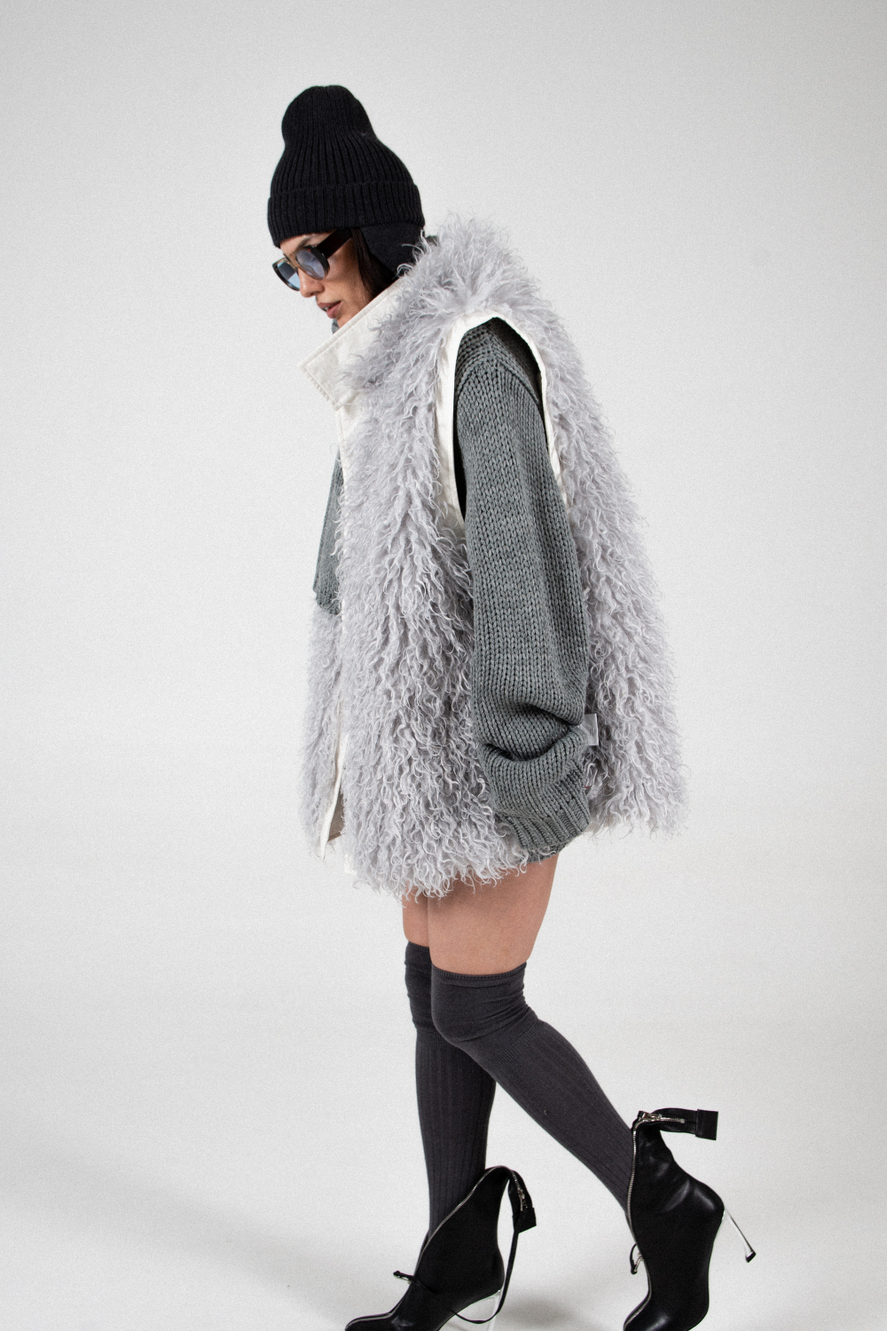 Жилет с мехом RIKKY