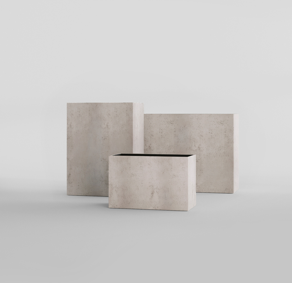 Кашпо, коллекция Concrete, форма DEVIDER