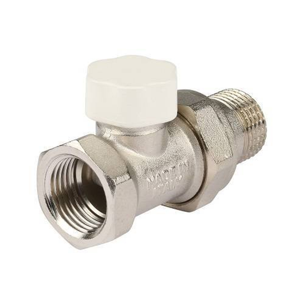 Клапан балансировочный прямой STOUT - 3/4" (ВР/НР-американка, PN10, Tmax 120°C, без самоуплотнения)
