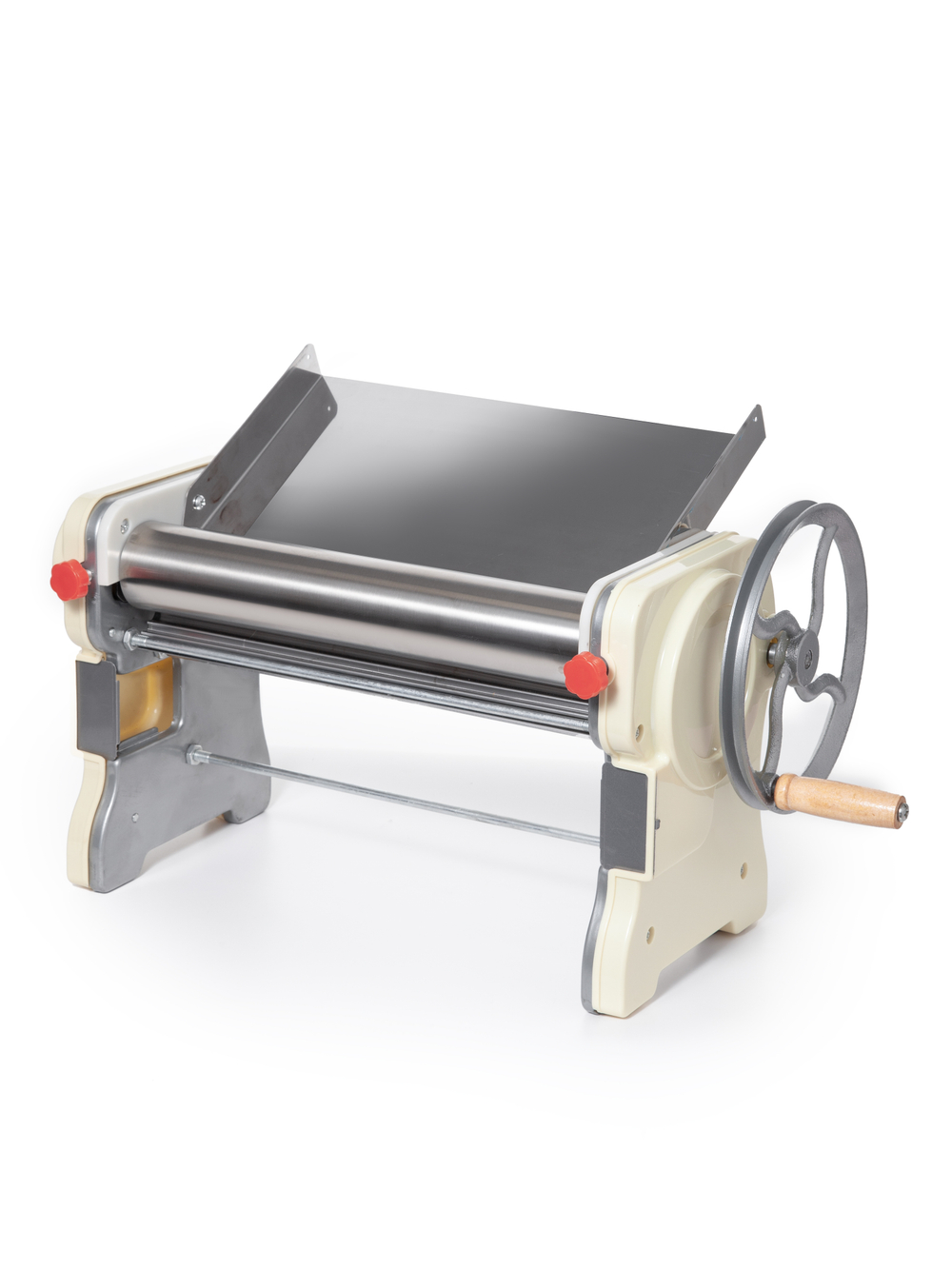 Профессиональная ручная тестораскатка Pasta Machine AKITAJP FA-350: Ширина пласта 350 мм для пельменей, пасты и лаваша