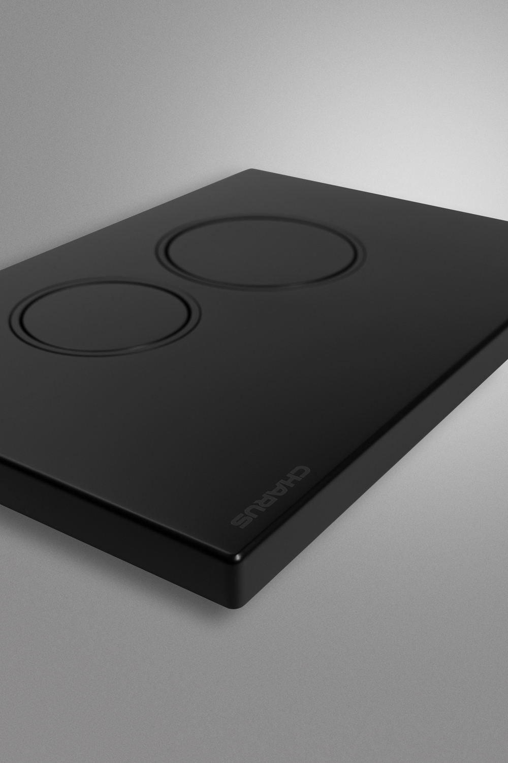 Клавиша для инсталляции CHARUS Spazio FP.330.DW.02, черный матовый