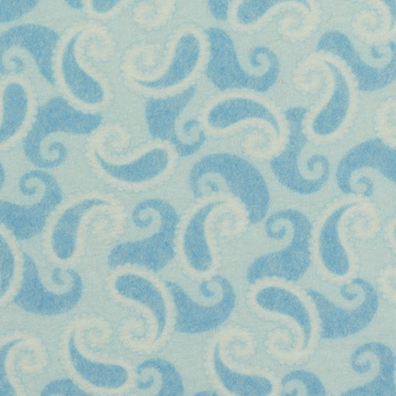 Фетр "BLITZ" декоративный, шир. 150 см, CFT07 Огурцы/Голубой