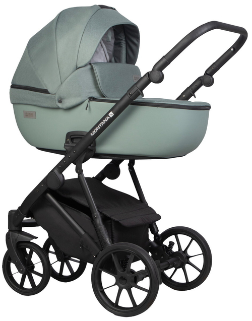 Детская коляска Riko Basic Montana Plus X 2 в 1 41 Green (зеленый)