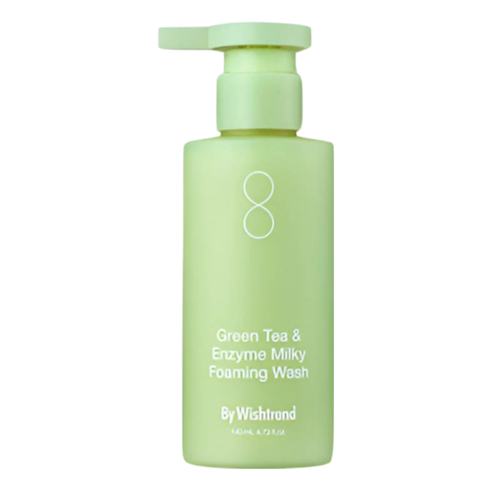 By Wishtrend Green Tea & Enzyme Milky Foaming Wash энзимное средство для умывания с зелёным чаем