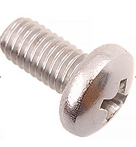 Винт нержавеющий с полукруглой головкой DIN 7985 М 6х10 (6 шт) 565540