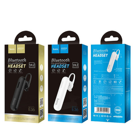 Гарнитура Bluetooth HOCO E36 (черный)