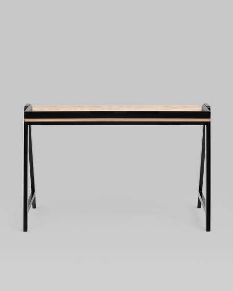 Стол письменный Pyramid 118*53 светлое дерево/черный