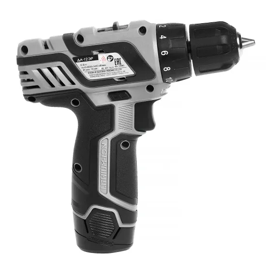 Аккумуляторная дрель-шуруповерт "ИНТЕРСКОЛ" ДА-12ЭР 434.2.2.20