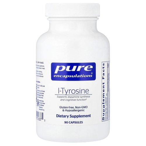 Pure Encapsulations, L-тирозин, 90 капсул (500 мг в 1 капсуле)