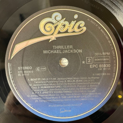 Винтажная виниловая пластинка LP Michael Jackson Thriller (Holland 1982) Billie Jean