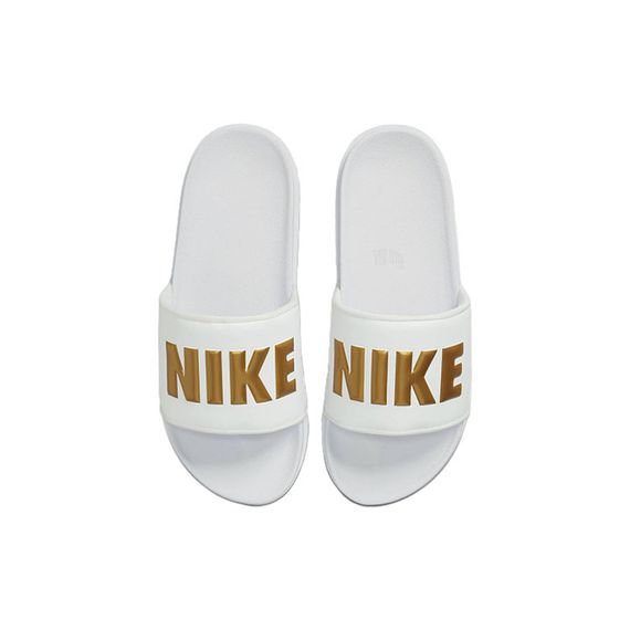 Nike Offcourt Slide 'White Metallic Gold'