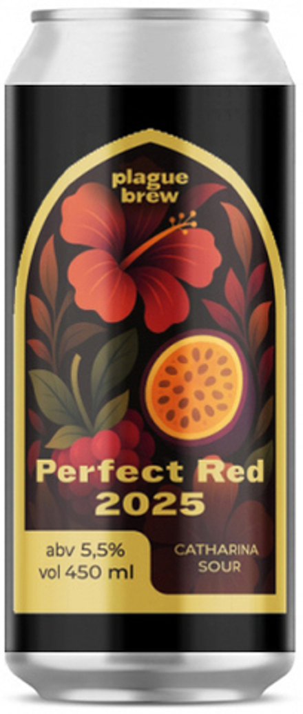 Пиво Плейг Перфект Рэд 2025 / Plague Perfect Red 2025 0.45 - банка