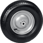 GRINDA WP-20, 4″х380мм, для тачек (арт. 422401, 422406, 422408), стальной диск, подшипник 20мм, пневматическое колесо для тачки, PROLine (422409)