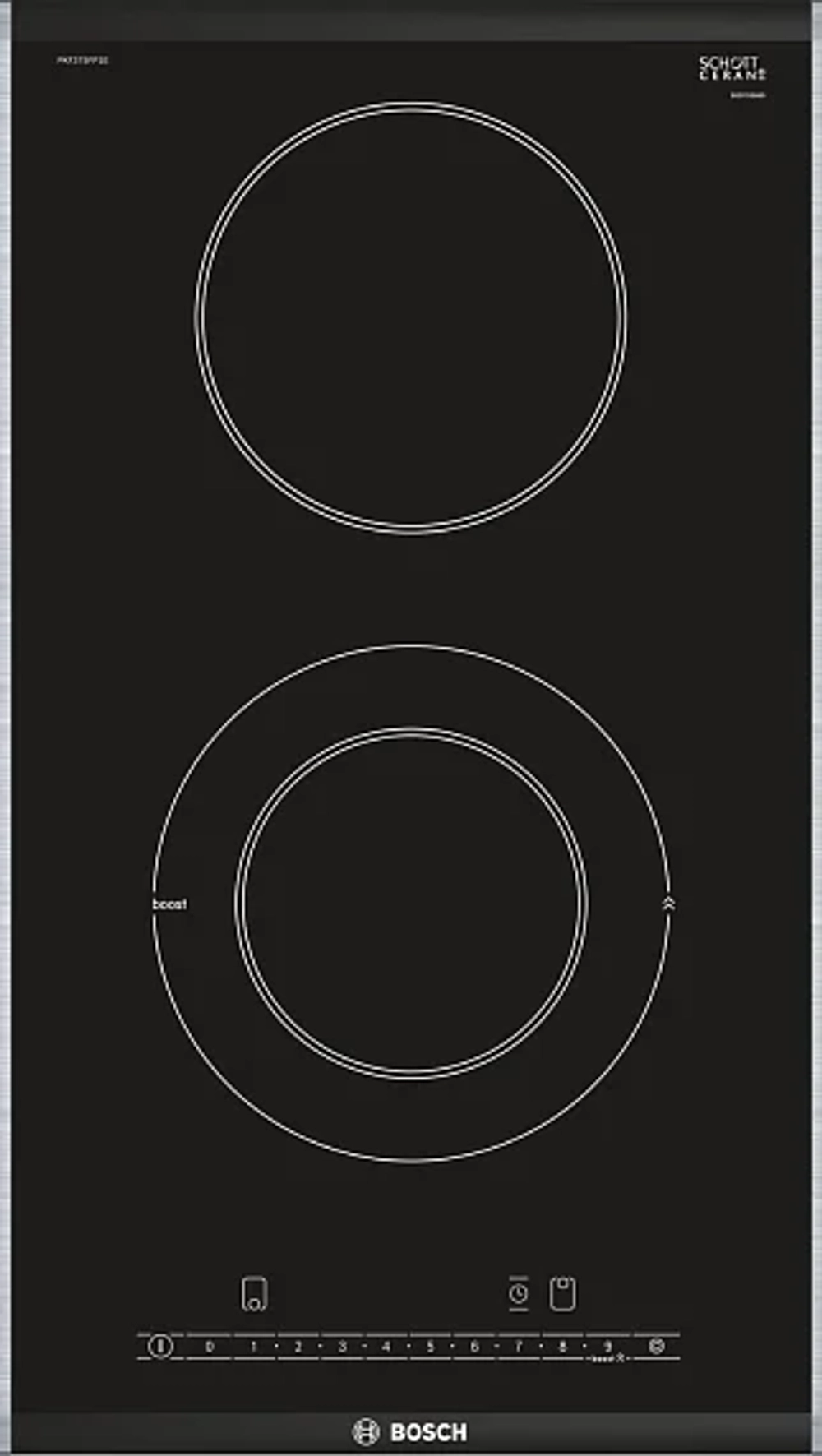 Электрическая панель Bosch PKF 375 FP1E 2-х конф
