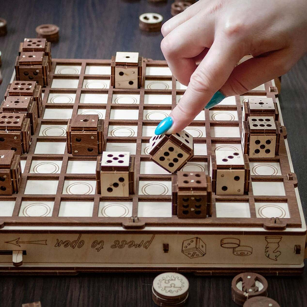 Сборная деревянная модель «GAMESET - Игровой набор» (EWA)