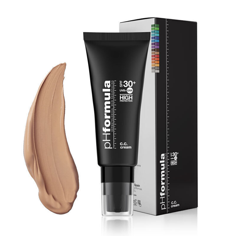 PHformula C.C. Cream Waterproof SPF30+ Medium - Корректирующий крем влагоустойчивый SPF 30+ (средний тон)