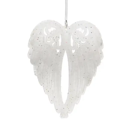 Подвеска «Ангельские крылышки» 11*15 см, Белый