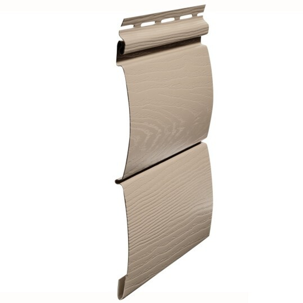 Сайдинг виниловый FineBer Blockhouse Classic Color Сандал 3660х232 мм